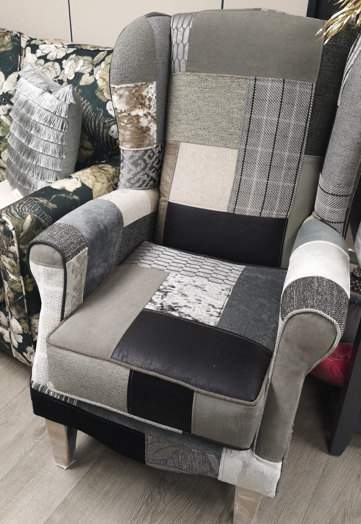 Accent Chair - Patchwork Regency Chair