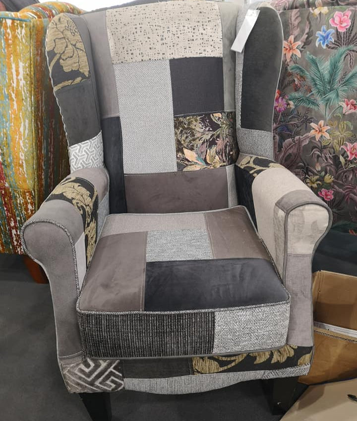 Accent Chair - Patchwork Regency Chair