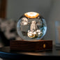Amber Crystal Light - Owl at Night