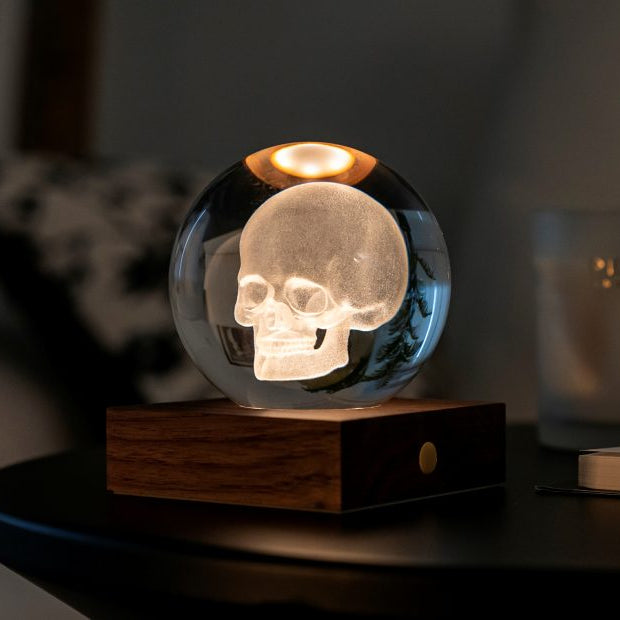 Amber Crystal Light - Skull
