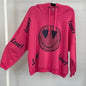 Pink Hooded Smiley Face Top