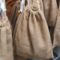 Mystery contents in a jute bag