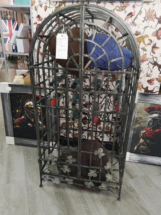 Wrought Iron Bottle/Wine Rack