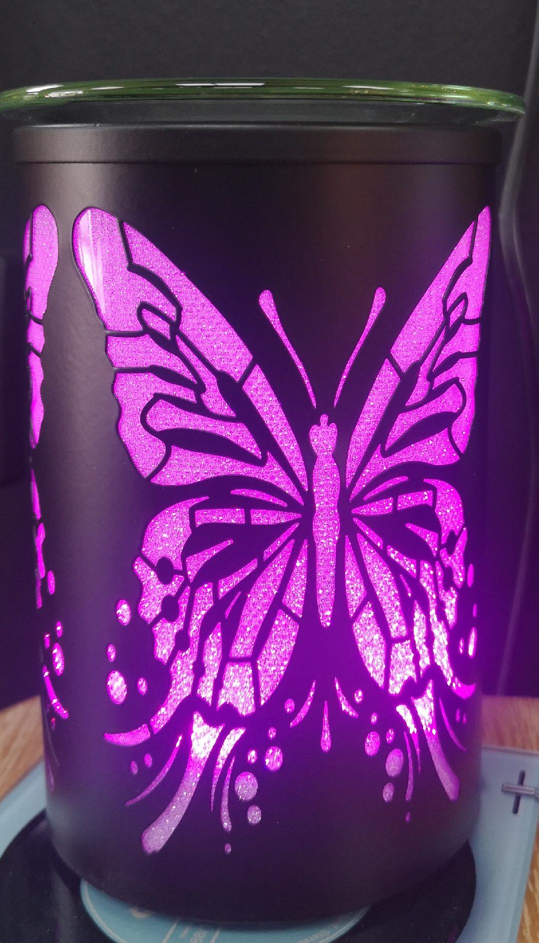 Electric Wax Melt Burner - Butterfly Changing Colours