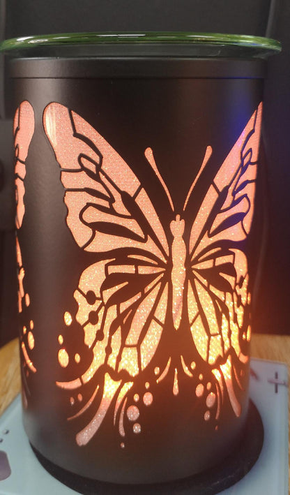 Electric Wax Melt Burner - Butterfly Changing Colours