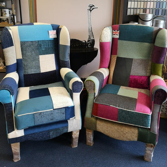 Accent Chair - Patchwork Regency Chair