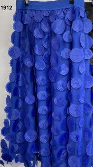 Cobalt Circle Skirt