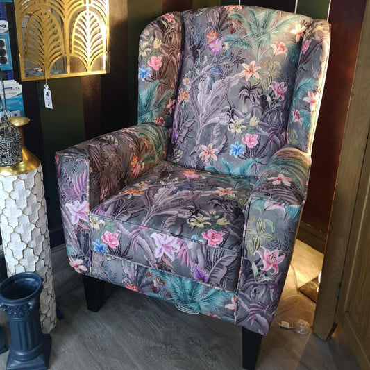 Accent Chair - Lily & Flowers