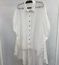 White sheer shirt